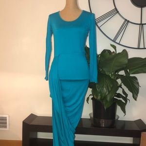 Stilletto’s asymmetrical dress